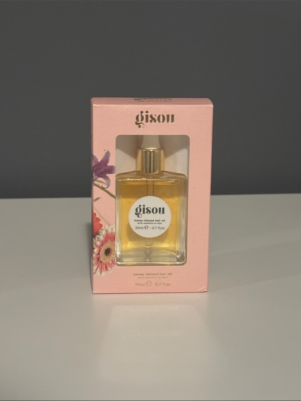 Gisou Honey-Infused Hair Oil — Pink Packaging